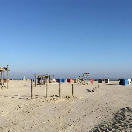 펜션 Am Deich Haus 2 Nessmersiel